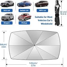 Car Sun Shade Protector Umbrella Style