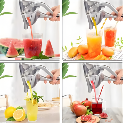 Strong Metal Hand Juicer – Small Size Manual Citrus Press for Daily Use