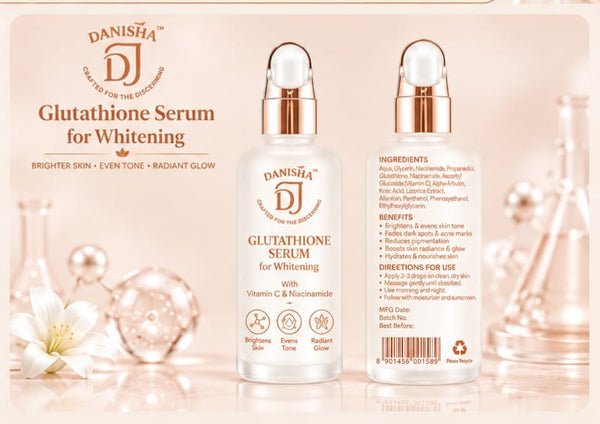 Danisha Glutathione Serum for Whitening with Vitamin C & Niacinamide