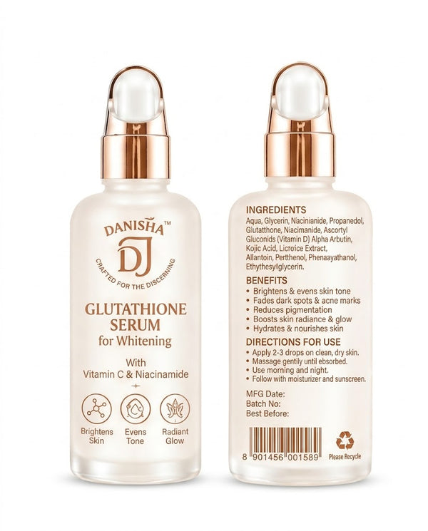 Danisha Glutathione Serum for Whitening with Vitamin C & Niacinamide